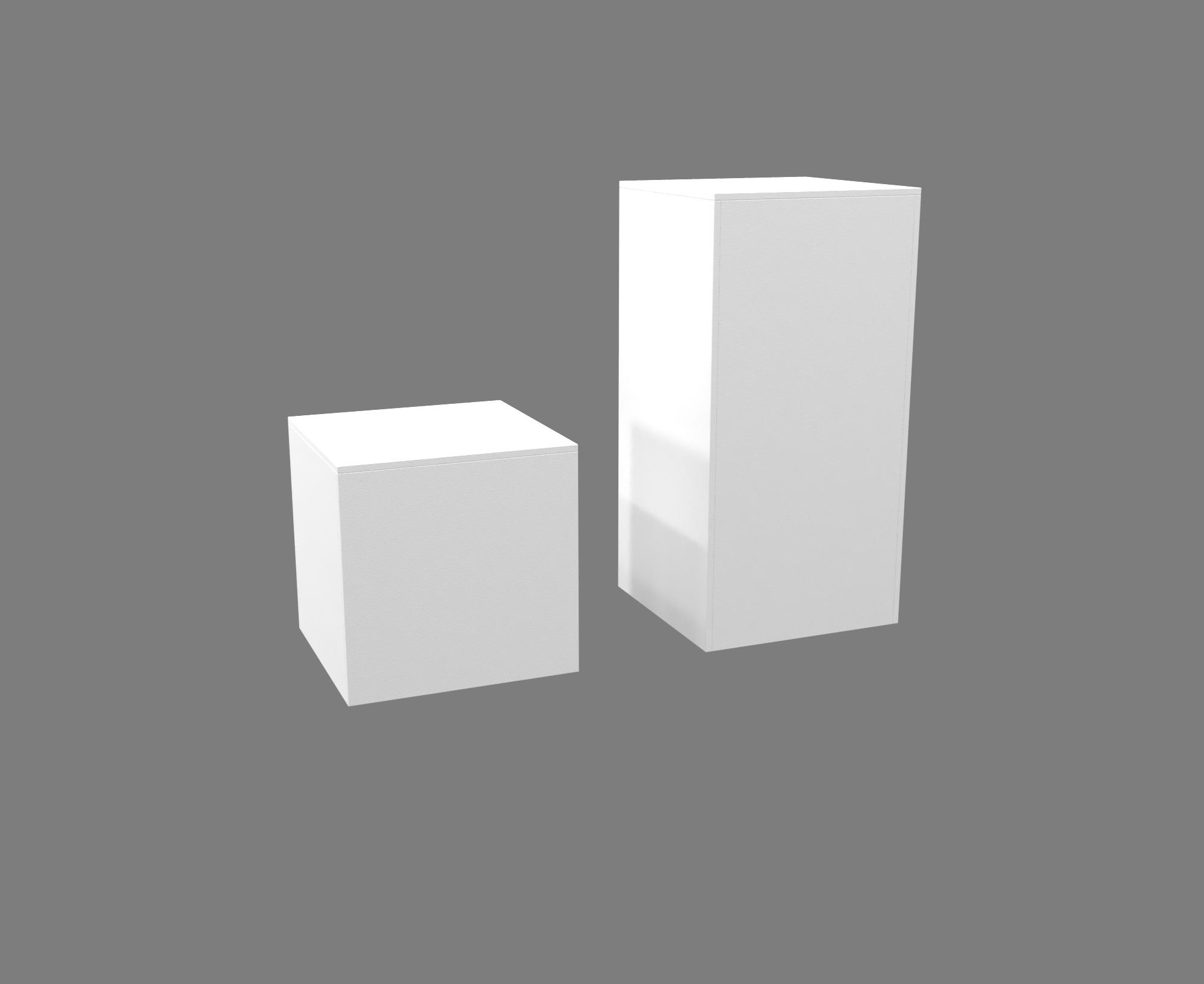 Speciel podier pr m2, sprøjtemalet