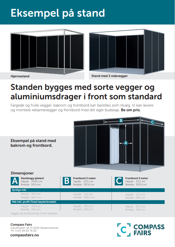 Standmaße